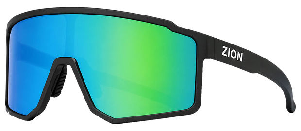 ZION Blaze Noir Mat / Verre Miroir Vert