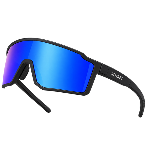 ZION Ride - Noir Mat / Verre Bleu
