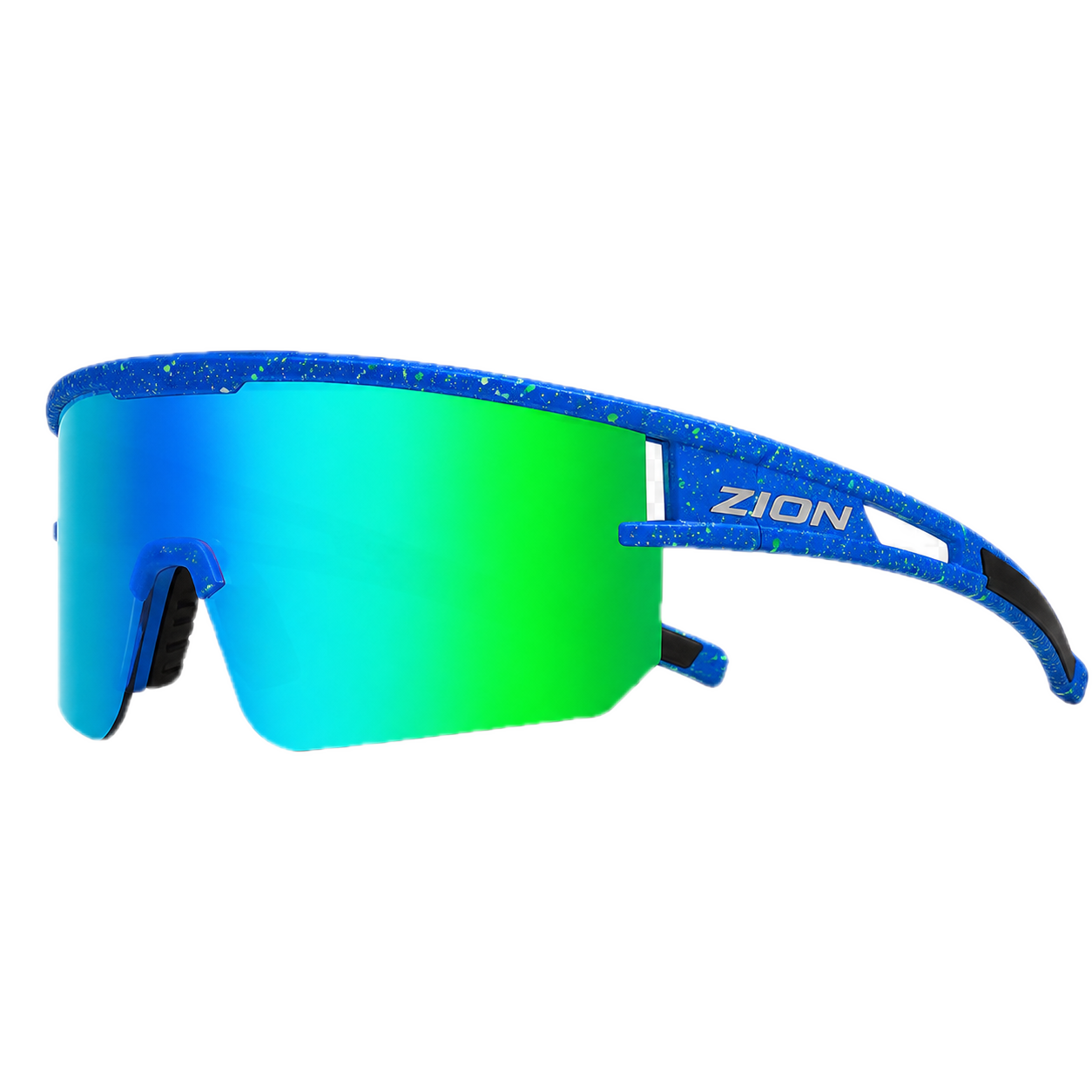 ZION Splash - Éclaboussures Bleues / Verre Vert
