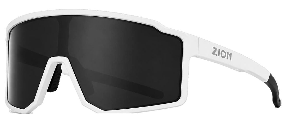 Blanc Mat / Verre Noir