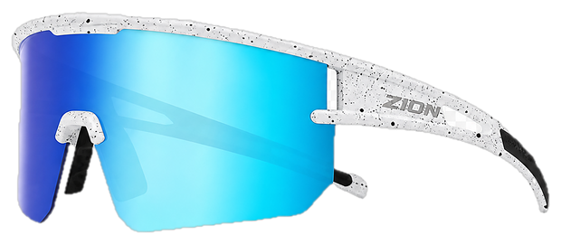 ZION Reef Chiné Blanc / Verre Bleu