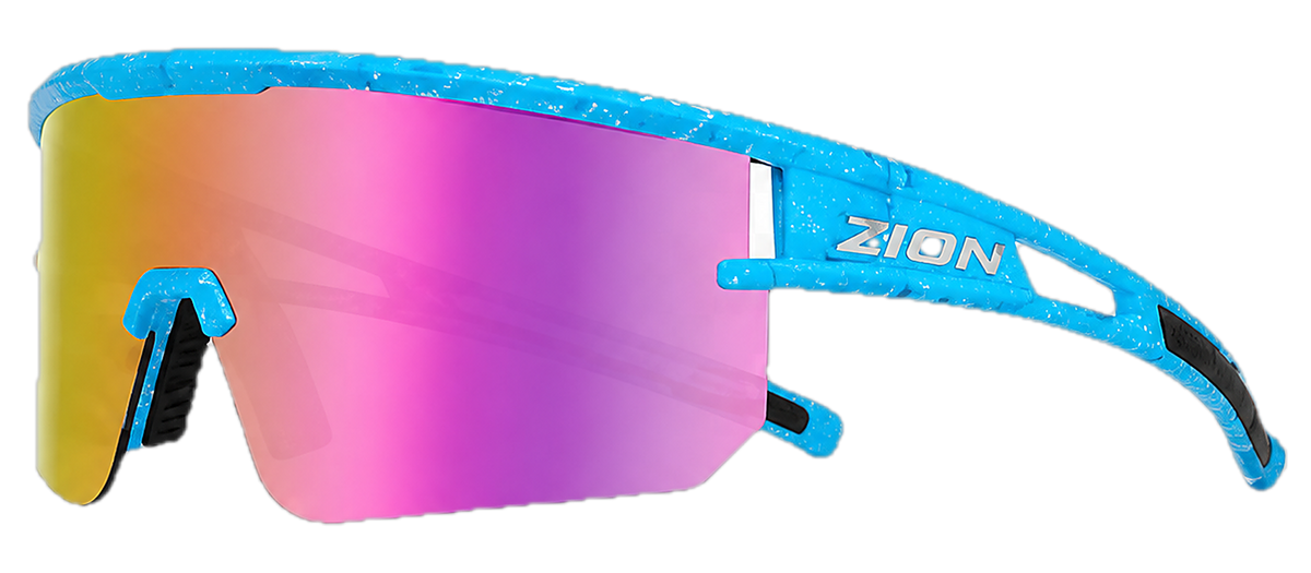 ZION Reef Chiné Bleu, verre rose polarisé Island Vision