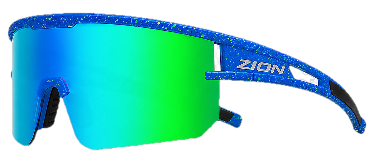 ZION Reef Éclaboussures Bleues, verre vert polarisé Island Vision