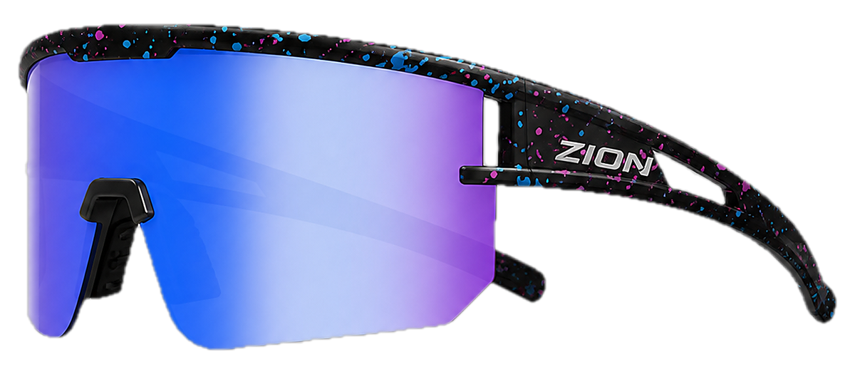 ZION Reef Éclaboussures Noires, verre violet polarisé Island Vision