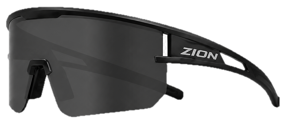 ZION Reef Noir Mat, verre noir polarisé Island Vision